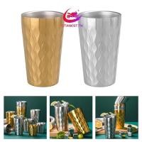 ราคา Stanest Double Wall Insulated ถ้วยกาแฟสแตนเลสถ้วยดื่มแก้วโลหะ (40668021251)