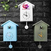 ราคา เสียงนกธรรมชาติที่สุด หรือ Cuckoo Call Bird House Wall Art Home Wall Hanging Clock (41468030284)