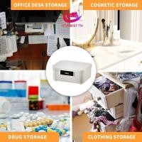 ราคา Stanest 9L Secure กล่องเก็บ 4 หลักรหัสผ่านล็อคสําหรับเอกสารและมีค่า Stackable Privacy File Organizer (53701005148)