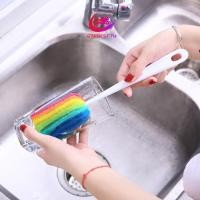 ราคา Stanest ขวดน้ําถ้วยแก้วแปรงทําความสะอาด Scrubber พร้อมด้ามยาว Comfort Grip แปรงสําหรับขวดนม Jars แว่นตา (26369246806)