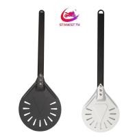 ราคา พิซซ่า Stanest เปลี่ยนพิซซ่า Peels Paddle สั้นรอบพิซซ่า Gadgets ยาว 7 8 9 นิ้ว Perforated พิซซ่าพลั่ว Alumin (40418030474)