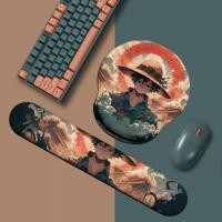 ราคา แผ่นรองเมาส์รองข้อมือ One Piece Luffy 3D ซิลิโคนขนาดเล็ก Zoro อะนิเมะรองข้อมือที่วางคีย์บอร์ด (56800537751)