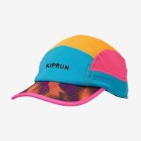 ราคา หมวกวิ่ง หมวกแก๊ปใส่วิ่ง หมวกแก๊ป Unisex Running Cap Kiprun 5 Panels Blue Orange Pink KIPRUN (25434068753)