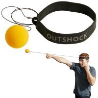 ราคา ลูกบอลซ้อมชกมวย ลูกบอลฝึกชกมวย ลูกบอลฝึกชก บอลชกมวย OUTSHOCK Boxing Reflex Ball For Precision Strike Work (12008486055)