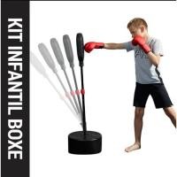 ราคา เป้าพร้อมนวม แท่นชกมวย เป้าชกมวย Junior Punching Ball 4 Oz Boxing Gloves Set เป้าชก นวมขนาด 4 ออนซ์สำหรับเด็ก (7036494985)