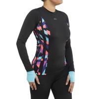 ราคา เสื้อว่ายน้ำแขนยาว เสื้อว่ายน้ำ ชุดว่ายน้ำผู้หญิง ชิ้นบนรุ่น Una Women s Swimming Top Typ Black (6155687103)