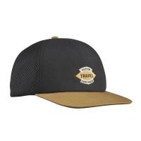 ราคา หมวกแก๊ป หมวกผู้ชาย หมวกแก๊ปขนาดกะทัดรัด สีดำ FORCLAZ Cap Travel 500 Compact black Men s hat (20804621557)