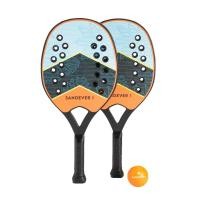 ราคา ชุดแร็คเกตเทนนิสชายหาด เทนนิสชายหาด ไม้เทนนิส ไม้เทนนิสชายหาด SANDEVER Beach Tennis Rackets Set BTR 160 OV (18220041685)