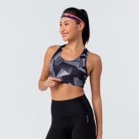 ราคา สปอร์ตบรา Bra บรา สปอร์ตบราออกกำลังกาย บราออกกำลังกาย DOMYOS Women s Cardio Fitness Sports Bra 100 Black Print (9178735041)