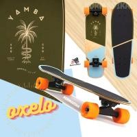 ราคา ครุยเซอร์ oxelo สเก็ตบอร์ดครุยเซอร์ สเก็ตบอร์ด Skateboard CRUISER YAMBA 500 PALM KHAKI (7881318308)