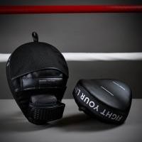 ราคา เป้าล่อชกสวมมือทรงโค้ง เป้าล่อ เป้าล่อชกมวย เป้าล่อต่อยมวย OUTSHOCK 500 Curved Punch Mitts With Fastener Strap (3082832416)