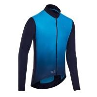ราคา เสื้อปั่นจักรยานแขนยาวกันรังสียูวี เสื้อปั่นจักรยาน TRIBAN Road Cycling Long Sleeved UV Protection Jersey Blue (13862400785)