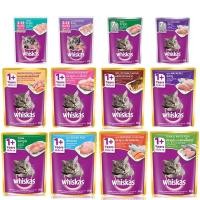 ราคา แยกจำหน่าย อาหารแมว Whiskas cat wet food วิสกัส อาหารแมวชนิดเปียก แบบเพาช์ ปริมาณ 80กรัม 1ซอง (16566987441)