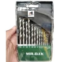 ราคา ดอกสว่าน ดอกสว่านเจาะไม้ wood drill bit set 8 pc ชุดดอกสว่าน Twist Drill Bits set 13 pc ดอกสว่าน (6062515568)