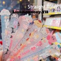 ราคา SANRIO ไม้บรรทัดอะคริลิคใส ลายอนิเมะ Hello Kitty My Melody Kuromi ขนาด 15 ซม สําหรับนักเรียน (23951056360)