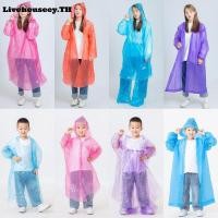 ราคา Livehouseey เสื้อกันฝนพกพาสำหรับผู้ใหญ่และเด็ก เสื้อกันฝน EVA คลุมเต็มตัว กันน้ำ สำหรับไปโรงเรียน เดินทาง กลางแจ้ง (55651219076)