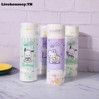 ราคา Livehouseey 50 ชิ้น Sanrio ผ้าเช็ดจานแบบใช้แล้วทิ้ง Kawaii Hello Kitty Cinnamoroll Pochacco ทิ้งเปียกแห้งผ้าดูดซับล้างจานอะนิเมะอุปกรณ์ครัว Livehouseey (22557298094)