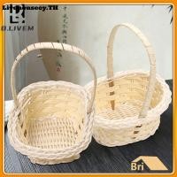 ราคา ตะกร้าเก็บของในสวนปิกนิกพลาสติกสานสำหรับผักผลไม้ Livehouseey กล่องใส่เครื่องสำอาง ถุงใส่ขนมแต่งงาน ตะกร้าใส่ของขวัญ (49201057031)