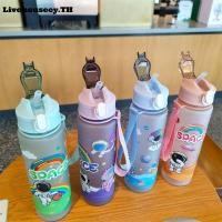 ราคา Livehouseey ขวดน้ำสำหรับกิจกรรมกลางแจ้งลายการ์ตูนสร้างสรรค์ ขนาด 800 มล แก้วน้ำรูปนักบินอวกาศ พร้อมหลอดดูด แก้วน้ำผลไม้พลาสติก (43423251560)