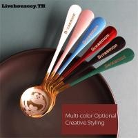 ราคา Livehouseey ช้อนซุปแมว Tinkerbell หนาลายการ์ตูนน่ารัก ทรงกลม สแตนเลส ของใช้ในครัวเรือน สร้างสรรค์ โดราเอมอน หุ่นยนต์แมว ด้ามยาว สี ช้อนข้าว ช้อนชา (40772766406)