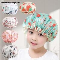ราคา หมวกอาบน้ำเด็กลายการ์ตูนกันน้ำหนา Livehouseey อุปกรณ์ห้องน้ำ หมวกอาบน้ำ 2 ชั้น (41363981042)