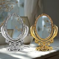 ราคา ของขวัญสไตล์ยุโรป กระจกโต๊ะเครื่องแป้งวินเทจหรูหรา กระจกตั้งโต๊ะทรงกลมชุบไฟฟ้า ฤดูกาลแต่งงานของขวัญสไตล์ยุโรป วันแม่ปัจจุบัน กระจกแต่งหน้าแบบพกพา (49650226525)