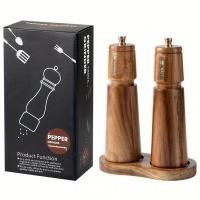 ราคา 1 ชุด 3 ชิ้น ชุดเครื่องบดพริกไทยไม้กระถิน ชุดเครื่องบดเกลือทะเล เครื่องบดบ้านสําหรับข้าว พริกไทยเสฉวน รัก พริกไทยขาวพร้อมฐาน สําหรับห้องครัว ร้านอาหาร บาร์บีคิวกลางแ (47700216508)