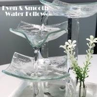 ราคา น้ําพุตั้งโต๊ะกระจกหรูหรา 1 ชิ้นออกแบบเรขาคณิต ยูเอสบี ขับเคลื่อนเครื่องทําความชื้นเสียงผ่อนคลายตกแต่งบีบอัดเหมาะสําหรับห้องนั่งเล่นกลางแจ้งคริสต์มาสวันขอบคุณพระเจ้าเ (44374732902)