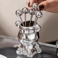 ราคา ส้อมจิ้มผลไม้สแตนเลส 1 ชุดพร้อมดีไซน์จับหรูหรา เหมาะสําหรับใช้ในบ้าน เสิร์ฟขนม และของตกแต่งปาร์ตี้ ที่ใส่ภาชนะสําหรับปาร์ตี้ ที่ใส่ส้อมตกแต่ง (26340421328)