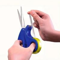 ราคา กรรไกร 2 ใน 1 เครื่องตัดเครื่องจ่ายเทปใสแบบบูรณาการ เครื่องตัดม้วนกระดาษอเนกประสงค์สําหรับห่อของขวัญสํานักงานและหัตถกรรมก่อสร้างโลหะทนท (41223805302)