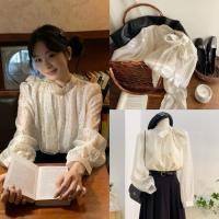 ราคา เสื้อทำงานลายจุด สไตล์เกาหลี (27491271610)