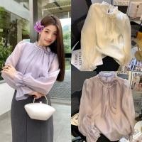 ราคา เสื้อทำงานสไตล์เกาหลี สร้อยคอสามารถถอดได้ (41366891518)