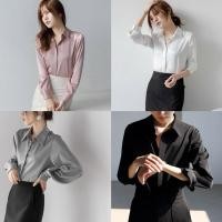 ราคา เสื้อทำงานแบบเรียบร้อย ผ้าดี (22087534464)