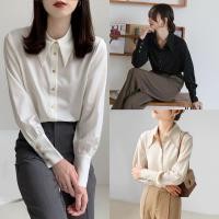 ราคา เสื้อทำงานแบบเรียบร้อย ผ้าดี (25562685732)