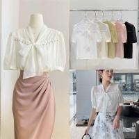 ราคา เสื้อทำงานแบบเรียบร้อย ผ้าดี (20390355608)