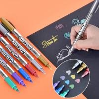 ราคา เป่าเค่อ MP550 สีเมทัลลิคปากกาหัตถกรรมปากกาลายเซ็นปากกามาร์กเกอร์สีเงินสีทองความจุขนาดใหญ่ปากกาสีหัวเดียว (29830191748)