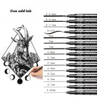 ราคา Guangna 8050 Drawing Needle Pen Set สามารถเติมหมึกการ์ตูนศิลปะวาดเส้นปากกาตะขอกันน้ำไม่เลอะ (29673278743)