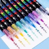 ราคา 48 168 สี กวงนา 8101 ตรงของเหลวอะคริลิเครื่องหมายปลายอ่อนปากกาอะคริลิเด็กนักเรียนศิลปะทุ่มเทปากกาสีน้ํา (41018428211)