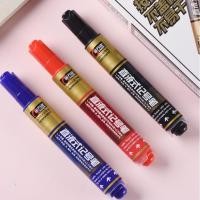 ราคา ปากกาสีน้ำมันแบบหนา Jinwannian ปากกาสีน้ำมันแบบกด ปากกาสีดำปลายใหญ่ ปากกาสีน้ำมันความจุขนาดใหญ่ (27229348082)