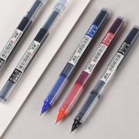 ราคา ทั้งกล่องตรงของเหลวปากกาลายเซ็น Rollerball ปากกา Quick Drying แปรงสีดําคําถามสอบปากกา Water Based ปากกาอัญมณีปากกาสีแดง (42522674574)