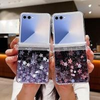 ราคา Cherry Blossom รูปแบบเคสโทรศัพท์ใสสําหรับ Samsung Galaxy Z Flip 7 Flip 6 Flip 5 Flip 4 5G บานพับเต็ม Hard PC ฝาครอบพับสําหรับ Samsung Z Flip7 Flip6 Flip5 Flip4 Flip3 (43961317796)