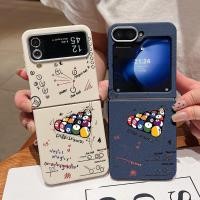 ราคา SAMSUNG สําหรับSamsung Galaxy Z Flip7 Flip6 Flip5 Flip4 Flip3 5Gบิลเลียดพับเคสโทรศัพท์หนังเนื้อTPUนุ่มสําหรับSamsung Galaxy Z Flip 7 6 5 4 3 (43857685405)