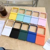ราคา Candy สี Hard PC Matte เคสโทรศัพท์สําหรับ Samsung Galaxy Z Flip 7 Z Flip 6 Z Flip 5 Z Flip 4 Z Flip 3 5G บานพับป้องกันกันกระแทก Flip7 Flip6 (43675048859)