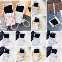 ราคา ดอกไม้การ์ตูนน่ารัก Love Heart ปลอกใส Samsung Galaxy Z Flip 6 Z Flip 5 Z Flip 4 พร้อมสร้อยข้อมือโปร่งใสกันกระแทกป้องกัน Samsung Z Flip6 Flip5 Flip4 ฝาครอบ (28606627562)