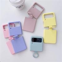 ราคา เคสโทรศัพท์ ซิลิโคนนิ่ม กันกระแทก พร้อมแหวนนิ้ว หรูหรา สําหรับ Samsung Galaxy Z Flip 4 Z Flip 3 Z Flip 4 Z Flip 4 Z Flip 3 (21670614715)