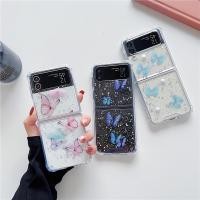 ราคา เคสโทรศัพท์มือถือ อีพ็อกซี่ ใส กันกระแทก ลายผีเสื้อสวยงาม สําหรับ Samsung Galaxy Z Flip 4 Z Flip 3 5G Z Flip 4 Zflip3 Z Flip4 Z Flip 3 (21367161237)