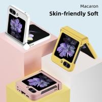 ราคา Slim Candy Skin Feel Hard PC Matte เคสโทรศัพท์ Samsung Galaxy Z Flip 6 Z Flip 5 Z Flip 4 Z Flip 3 5G Anti Knock ป้องกันปกหลังกรณี (27561873570)