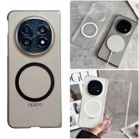 ราคา Slim Matte Clear Casing Magnetic OPPO Find N5 FindN5 Find N3 5G ไร้สายชาร์จเคสกันกระแทก (27493478189)