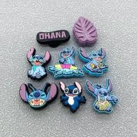 ราคา ของตกแต่งรองเท้าการ์ตูน Stitch Crocs ชุดการ์ตูน Stitch ตกแต่งเมฆพัฟ อุปกรณ์การ์ตูน DIY (40353560446)