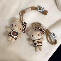 ราคา น่ารักเสือดาวพิมพ์ Hello kitty พวงกุญแจจี้ kitty ตุ๊กตาตุ๊กตา kt กระเป๋านักเรียนจี้ (52050037391)